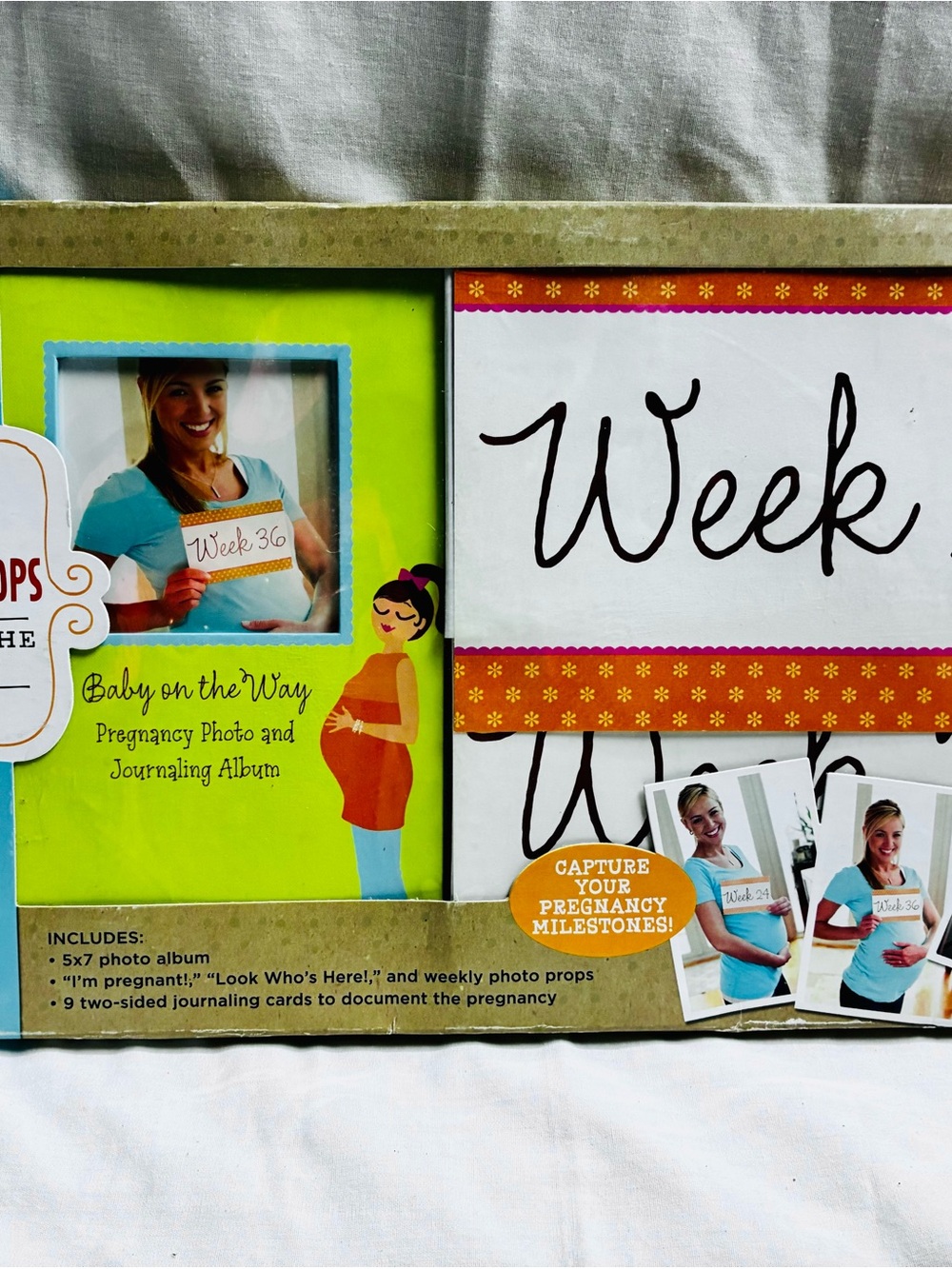 Hallmark Baby on the Way Pics N Props Pregnancy Journal Album Kit NEW